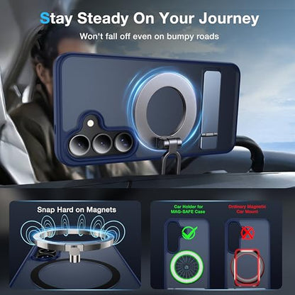 for Samsung Galaxy S25 Case with MagSafe Blue - color: Blue, size: Galaxy S25 with Stand