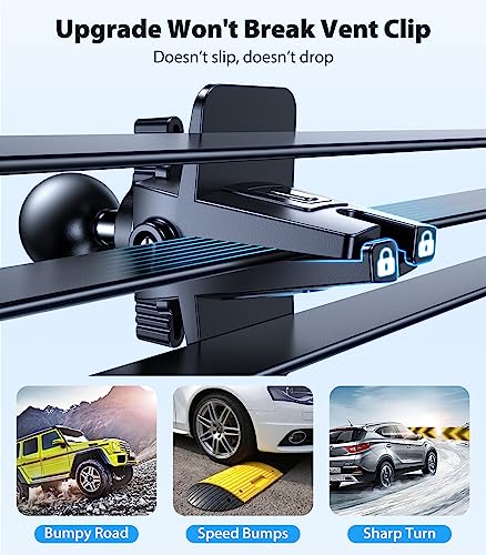 VICSEED for MagSafe Car Mount [Upgraded Strongest Magnet Power] Magnetic Phone Holder for Car Vent 360 Adjustable Magnetic Car Phone Holder Mount for iPhone 18 Pro Max 17 16 15 14 13 12 Plus Mini - color: Black