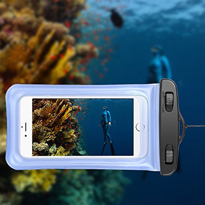 Floating Waterproof Pouch for Samsung Galaxy Note 20 Ultra S20 S21 S22 S23 Ultra S21+ S20 Plus S21 FE Note 10 Plus Lite 9 S10 Plus A53 5G, A13 5G, A52 5G, A42 5G Underwater Phone Case Dry Bag Black - color: Black