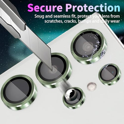 Camera Lens Protector for Samsung Galaxy S24 Ultra, Green - color: Green