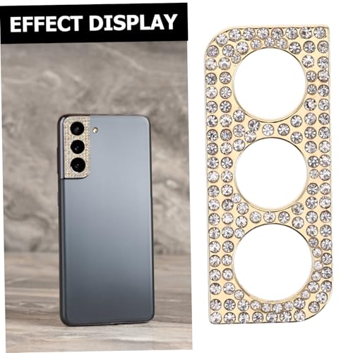 Camera Lens Scratch Guards Lens Shield Stickers High Hardness Protective Film - color: Golden
