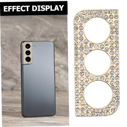 Camera Lens Scratch Guards Lens Shield Stickers High Hardness Protective Film - color: Golden