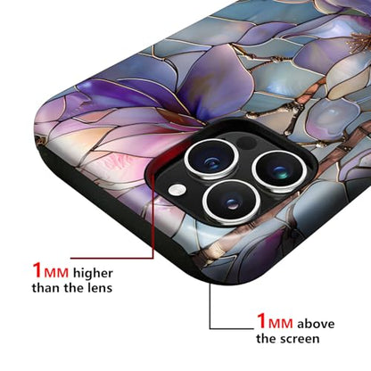 Generic Case Compatible with iPhone 11,Luxuriously Blooming Flowers Phone Women,Dual-Layer 11 - color: Luxuriously blooming flowers, size: for iPhone 11