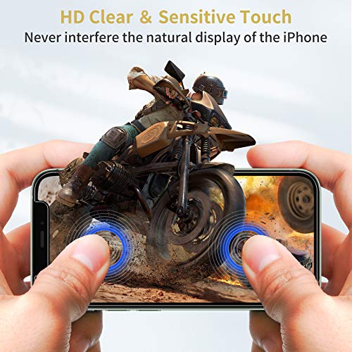 UNBREAKcable 3-Pack Screen Protector for iPhone 12 mini Tempered Glass | Shatterproof, Easy Install, 9H Hardness, 99.99% HD Clear, Bubble-Free, Anti-Fingerprint, Scratch Resistant, Case Friendly - size: iPhone 12 mini
