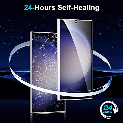 3 Pack Screen Protector for Samsung Galaxy S23 Ultra [Not Glass], Support Fingerprint Flexible TPU Film, Touch Sensitive, Anti-Scratch, Full Coverage - size: Samsung Galaxy S23 Ultra