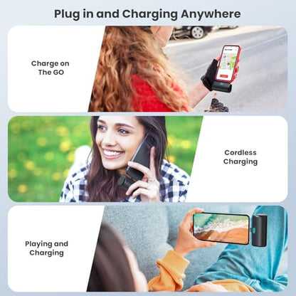 [2-Pack]Mini Portable Charger for iPhone 18/17/16/15,Upgraded 5500mAh PD Fast Charging USB C Power Bank,Travel Essentials Battery Pack for iPhone 18 Pro/18 Pro Max/17 Pro/16/15 Series Galaxy Android - color: A-Black+White