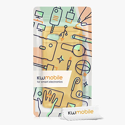 kwmobile Case Compatible with Google Pixel 6a Case - TPU Silicone Phone Cover with Soft Finish - Mango - color: Mango, size: Pixel 6a