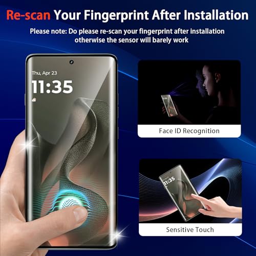 (3 Pack) For Motorola Edge 2025 Screen Protector,HD-Clear 9H Tempered Glass [3D Touch][Bubble-Free][Anti-Scratch] Screen Protector Glass For Motorola Edge 2025/60 Fusion /60 Pro