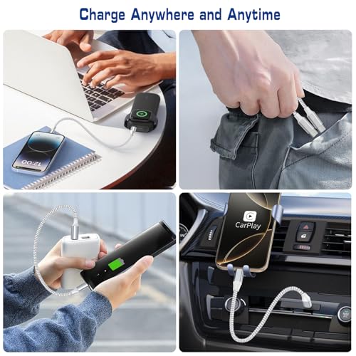 2Pack-1.5ft 60W Braided USB C Charger Cable Super Fast Charging TypeC Cable - size: 2pack-1.5ft