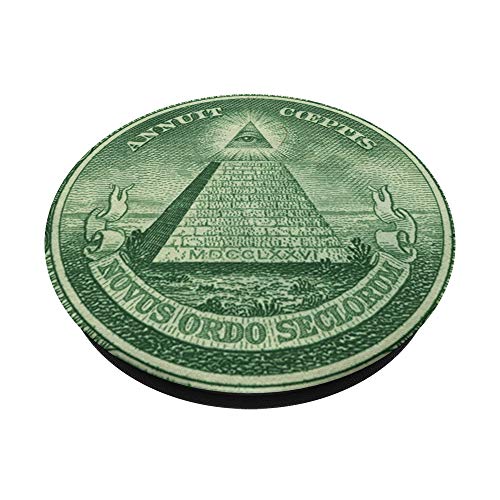 Pyramid sign part one dollar banknote PopSockets PopGrip: Swappable Grip for Phones & Tablets