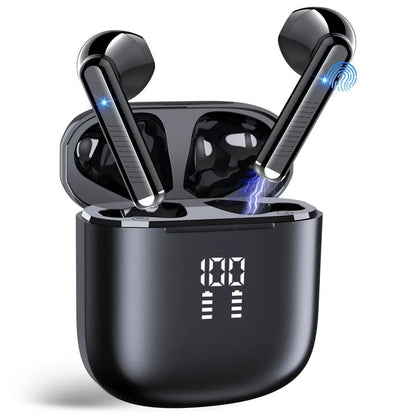 2026 AI Translation Earbuds Real Time, 165 Language Translator Earbuds 3-in-1 Bluetooth 5.4 with APP, Translation Headphones with 6 Translation Modes Translating Device for Travel/Business/Learning - color: Deep Black
