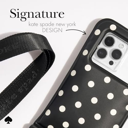 kate spade new york IP68 Floating Waterproof Phone Pouch - Picture Dot | Stylish Touchscreen Floating Waterproof Phone Case w/Crossbody Lanyard - Fits All Phones -Beach Cruise Ship Travel Essentials - color: Picture Dot