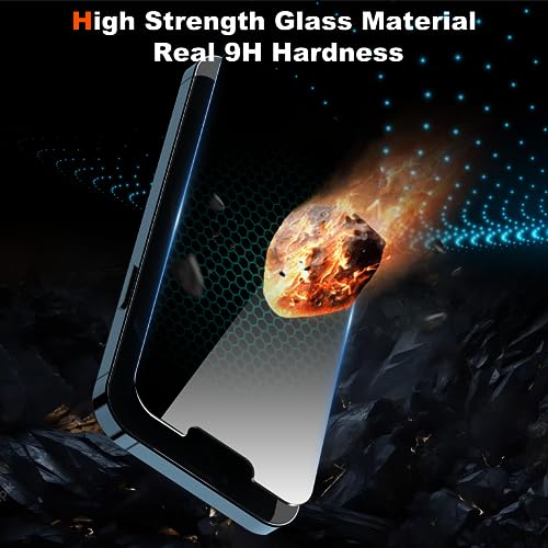 YMHML 2 Pack for iPhone 12 Pro Max Privacy Screen Protector Tempered Glass, Anti Spy Privacy Screen for iPhone 12 Pro Max Accessories, Case Friendly Private Film - size: iPhone 12 Pro Max-6.7 Inch