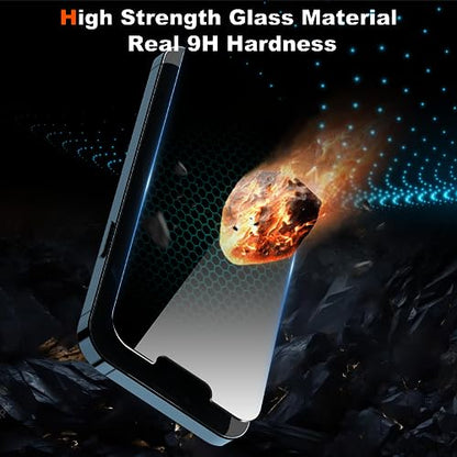 YMHML 2 Pack for iPhone 12 Pro Max Privacy Screen Protector Tempered Glass, Anti Spy Privacy Screen for iPhone 12 Pro Max Accessories, Case Friendly Private Film - size: iPhone 12 Pro Max-6.7 Inch