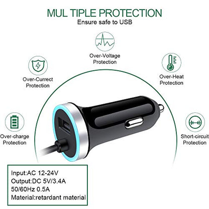 USB C Car Charger, 3.4A Fast Charging Car Charger for Samsung Galaxy S26