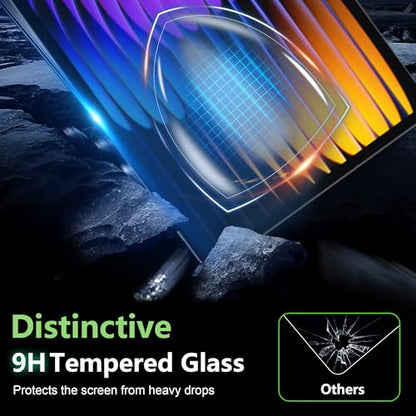 for Xiaomi Pad 7/7 Pro/Xiaomi Pad 8/8 Pro Screen Protector,9H Hardness, Anti-Scratch, Tempered Glass flim, Case Friendly, Anti-Fingerprint,Anti-Scratch,(2PACK) - color: Xiaomi Pad 7