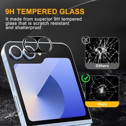 3 Pack Camera Lens Protector for Samsung Galaxy Z Flip 6 - size: Galaxy Z Flip 6