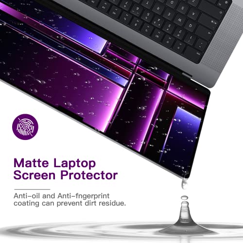 2 Pack Anti Blue Light Screen Protector Compatible with Macbook Pro 14 inch (2021-2026, M1-M5, Pro/Max), Eye Protection Anti Glare Computer Screen Cover for Mac Pro 14.2in - size: MacBook Pro 14 Inch
