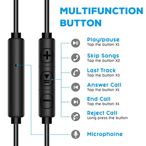 Earphones Wired in Ear Headphones Earbuds for iPhone 14/14 Pro Max /13/13 Pro Max/ 12/12 Mini 11 Pro/11 Headphones - color: 1 pack-silver