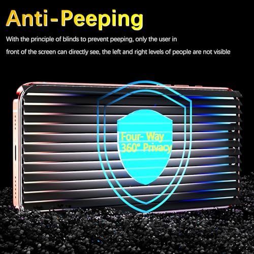 MAYtobe 2-Pack 360 Degree Privacy Screen Protector for iPhone 17 Pro Max - size: iPhone 17 Pro Max(Black)