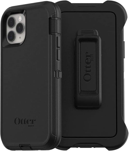 OtterBox 아이폰 11 프로 (전용) - 디펜더 시리즈 케이스 - 블랙 - 견고하고 내구성 - 포트 보호 - 홀스터 클립 포함