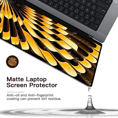 2 Pack Anti Blue Light Screen Protector Compatible with MacBook Air 15 Inch(2023-2026, M2/M3/M4/M5), Eye Protection Matte Anti Glare Screen Protector for 15.3In Mac Air - size: MacBook Air 15 Inch
