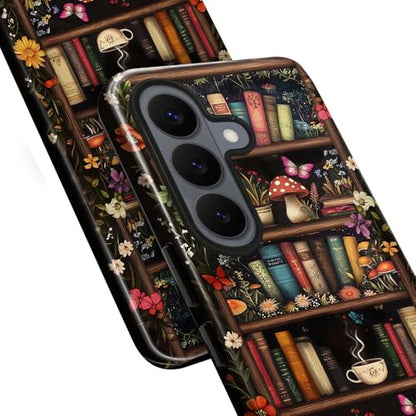 Case for Samsung Galaxy S26,Camera Protection Soft Glossy Phone Case - Retro Book Mushroom - color: Retro Book Mushroom, size: Samsung Galaxy S26