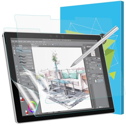 MoKo 2 Pack Matte Screen Protector for Surface Pro 7+/7/6/5/4/LTE, Clear - size: 2 Pack