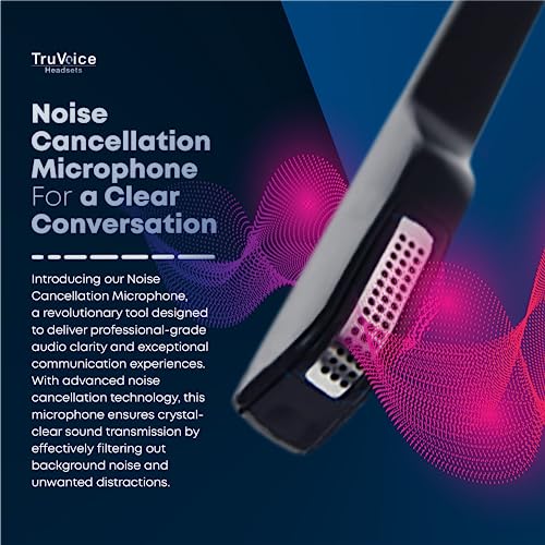 TruVoice HD-500 Premium Single Ear Headset with Noise Canceling Microphone and 2.5mm Cable for Cisco SPA303, SPA502g, SPA504g, SPA508g, SPA509g, SPA514g, SPA525g and Phones with a 2.5mm Jack Port