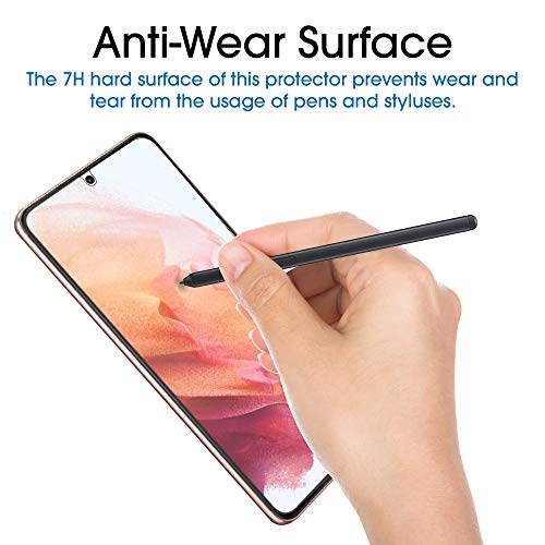 amFilm Hybrid Screen Protector for Samsung Galaxy S21 5G 6.2 inch 2021