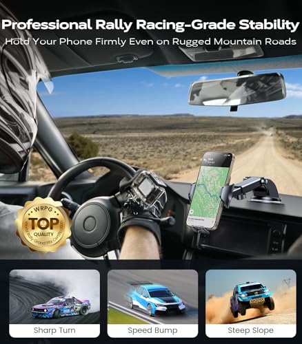 VICSEED Upgraded [Racing-Grade Steady] Phone Holders for Your Car Dark Blue - color: Dark Blue