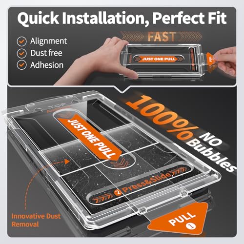 Ambison 2 Pack Screen Protector Designed for Nintendo Switch 2 (2025) 7.9 inch, [Auto-Alignment Kit & HD Clear], Touch Sensitive, 9H Hardness Tempered Glass, Scratch and Crack Resistant, Bubble Free - size: Switch 2 (2025)*2Pcs with Alignment Kit