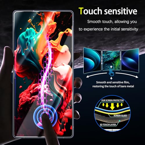 2 Pack Privacy Screen Protector for Samsung Galaxy S25 Ultra - color: Purple-Galaxy S25 Ultra