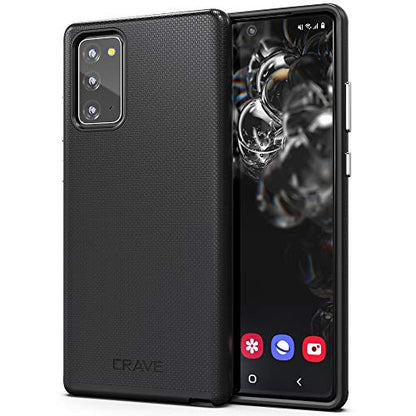 Crave Galaxy Note 20 Case, Shockproof Protection Dual Layer Case for Samsung Galaxy Note 20 (6.7 inch) - Black - color: Black