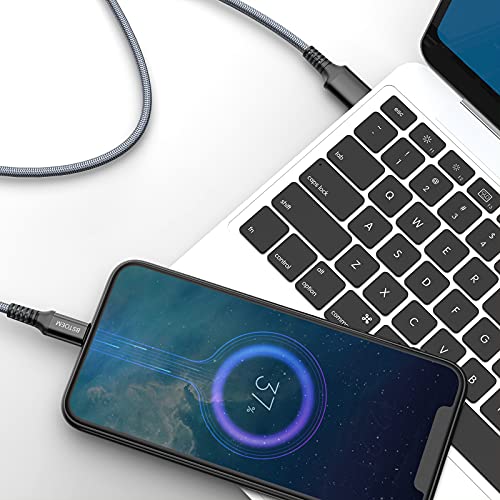 2Pack for Samsung USB C Cable 10FT,3A Fast Charging Nylon Braided Wire