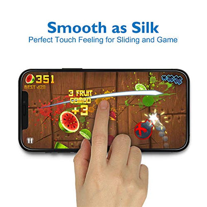 Mothca Matte Glass Screen Protector for iPhone 12 Pro Max 6.7-Inch 2020, Anti-Glare & Anti-Fingerprint, Full Coverage 9H Hardness Tempered Glass Film - size: iPhone 12 Pro Max-6.7 Inch