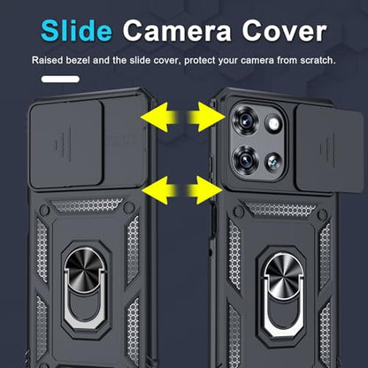 for Moto G Power 5G 2026/2025 Case Built in Slide Camera Cover Black - color: Black, size: Moto G Power 5G(2025)