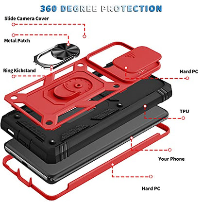 PASNEW Case for Samsung Galaxy S21 Ultra,6.8",Red - color: Red, size: Galaxy S21 Ultra (6.8 inch)