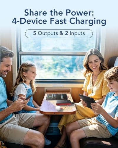 VEEKTOMX 10000mAh Portable Charger with Built-in Cables & Wall Plug - color: BLACK