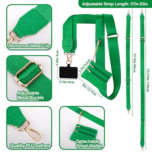 XANGNIER Clip and Go Strap for Phone with Wallet Crossbody,Forest Green - color: Forest Green