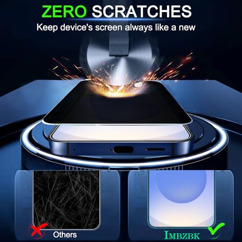 IMBZBK Privacy Screen Protector for Samsung Galaxy S25, 3+3 Pack - size: S25 6.2 inch