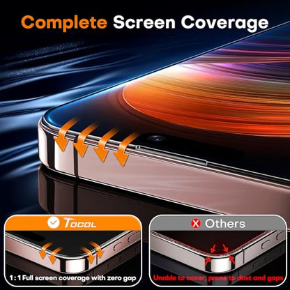 TOCOL for iPhone 16 Pro Max Screen Protector, Clear - color: Clear