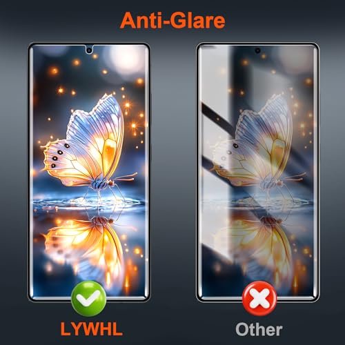 LYWHL 2+2 Pack for Samsung Galaxy S26 Ultra Matte Privacy Screen Protector with Camera Lens Protector, Anti-Glare Anti-Fingerprint Anti-Spy S26 Ultra Film[Not Glass], Support Fingerprint Unlock - size: Samsung Galaxy S26 Ultra