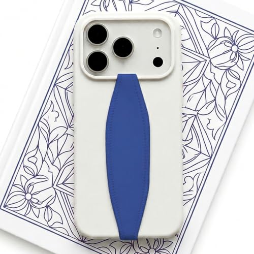 Switchbands Colorful Phone Grip Strap – Reversible Elastic Phone Strap, Adhesive-Free, Arthritis Friendly, Anti-Theft Phone Strap, Wireless Charging Compatible, Universal Fit – Blue & Cobalt Blue - color: Blue & Cobalt Blue, size: Pack of 1