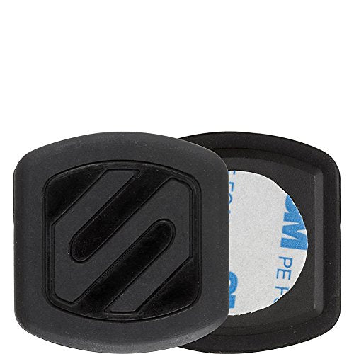 Scosche MAGFM MagicMount Magnetic Car Phone Holder - Strong Magnet Mount for iPhone and Android - Secure Magnetic Cell Phone Mount for Flat Surfaces - Universal 360° Adjustable Mobile Cellphone Holder - style: Adhesive Flush