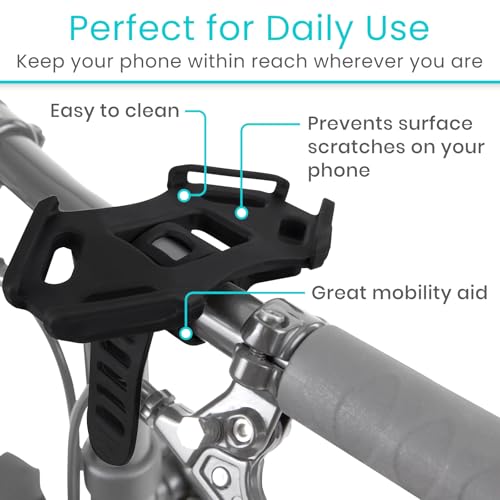 Vive Phone Holder - Universal Cell Phone Mount for Bike, Car, Motorcycle