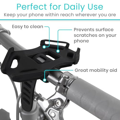 Vive Phone Holder - Universal Cell Phone Mount for Bike, Car, Motorcycle