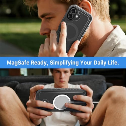 M MYBAT PRO for iPhone 17 Case,[Compatible with magsafe],Rugged Case Black - color: Black, size: iPhone 17（No Belt Clip）