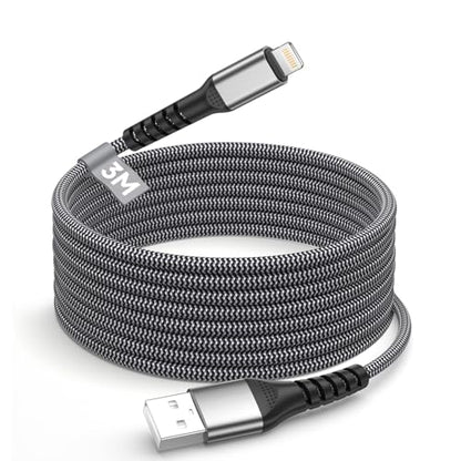iPhone Charger Cable 10FT, [Apple MFi Certified] USB to Lightning Cable Fast Charging Braided iPhone Charging Cord cable Lead,Lightning Charger cable for iphone 14 13 12 11 Pro Max X 8 6 Plus and More