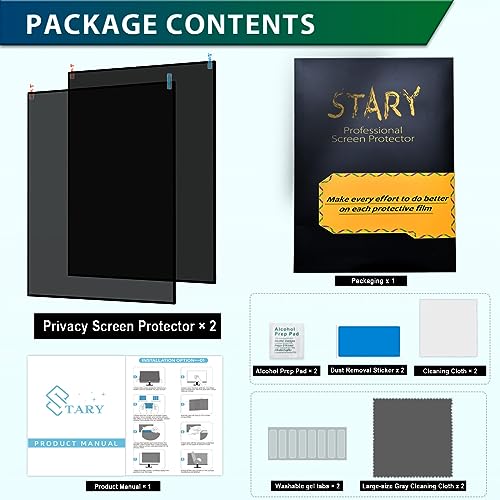 STARY [2 Pack 23.6 Inch Computer Monitor Privacy Screen for 16:9 Ratio - size: 23.6 Inch 16:9 Upgrade